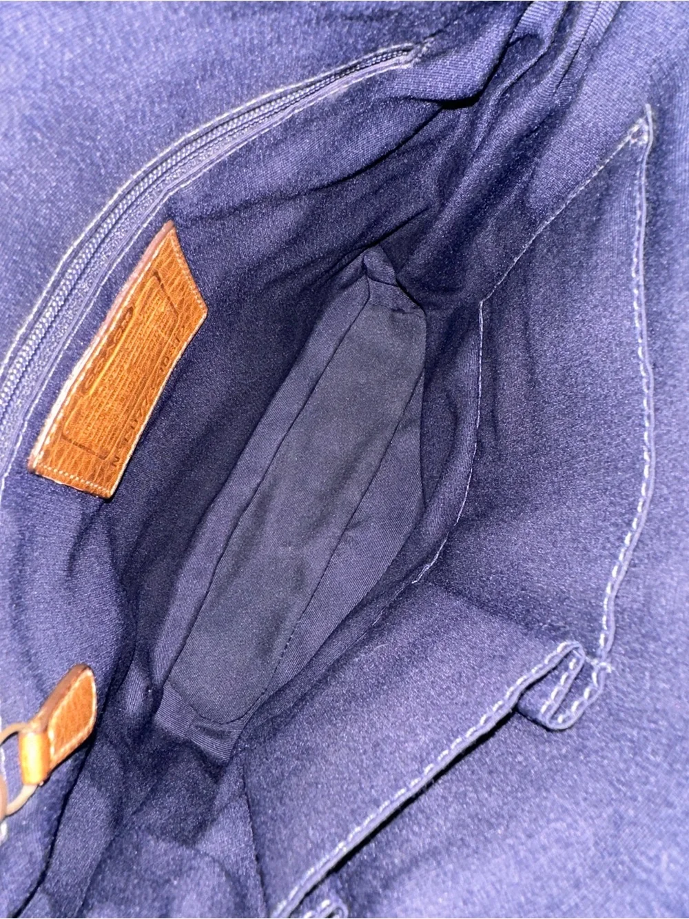 Coach Patchwork Shoulder Bag Leather Trim Y2K